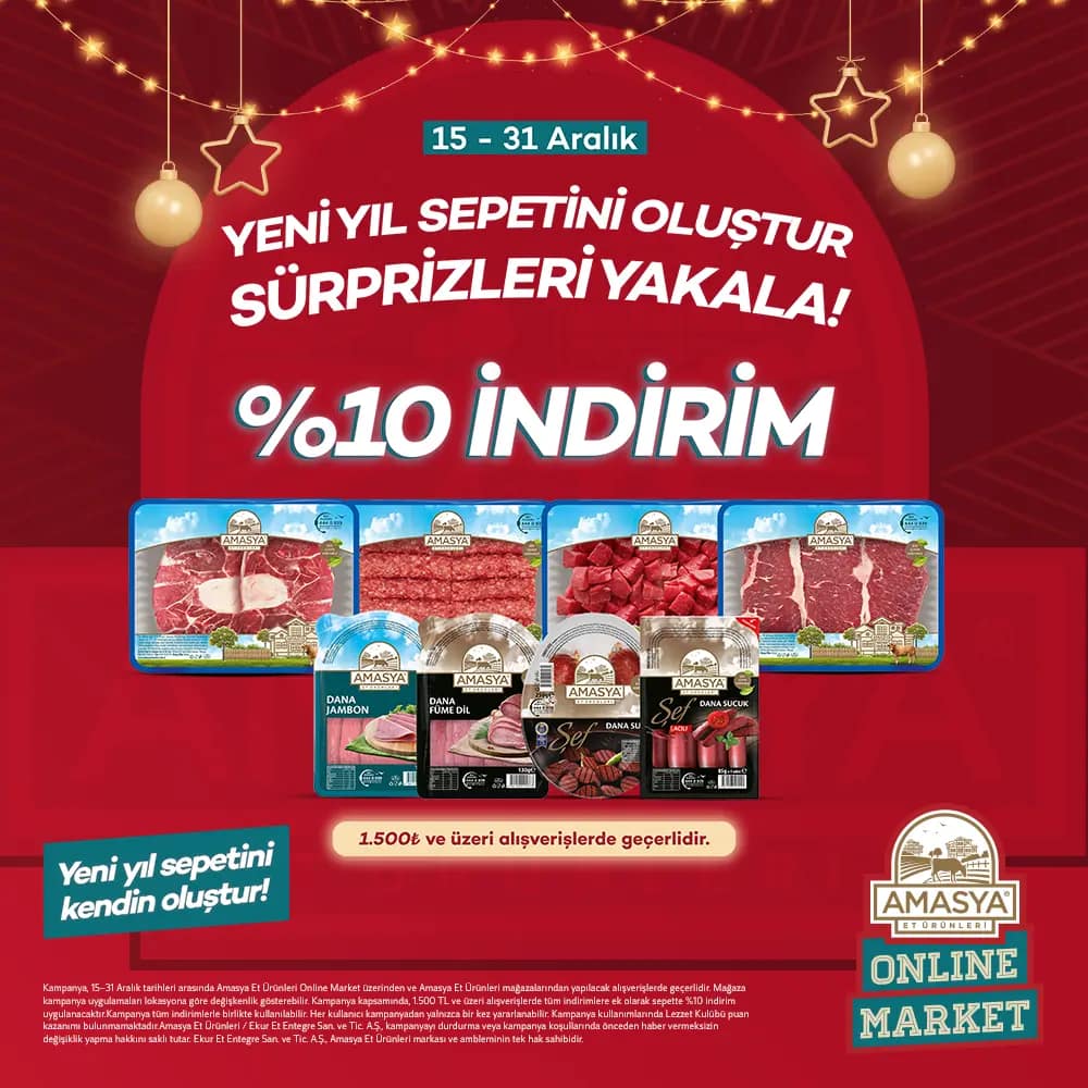 1.500 TL ve üzeri Alışverişlerde Tüm İndirimlere Ek Sepette %10 İndirim