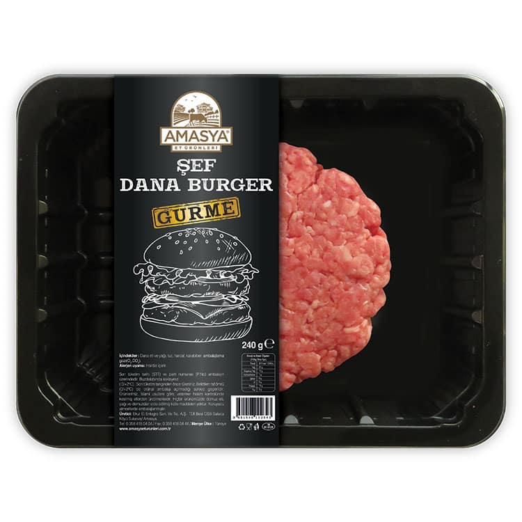 Şef Gurme Dana Burger 240g