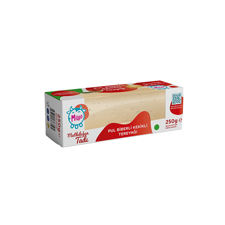Milgo Pul Biberli ve Kekikli Tereyağı 250g