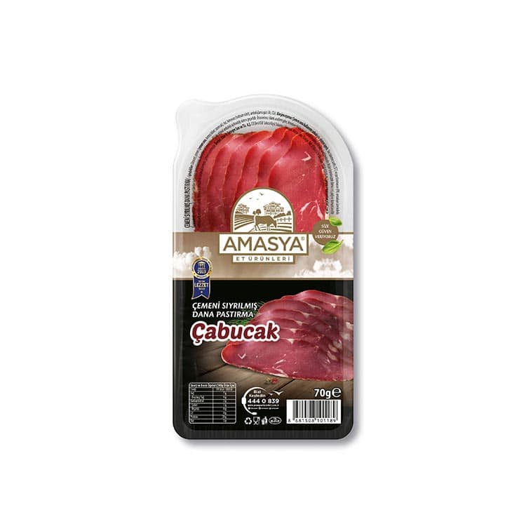 Çabucak Çemensiz Dana Pastırma 70g