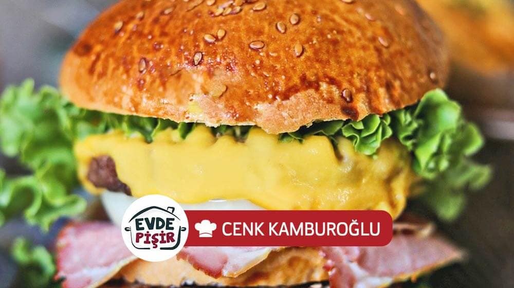 Çedarlı Fümeli Kaburga Burger Tarifi